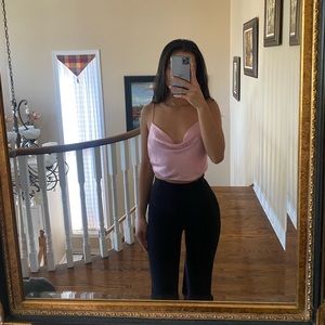 SOLD Zara pink silk top